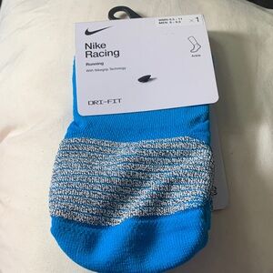 Nike Racing Dri-FIT Ankle Socks - Blue and Gray